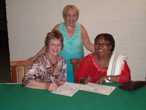 Friendship signing in Barbados