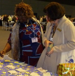 sales stall at manchester conference buyers