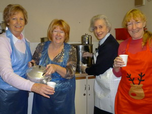 soroptimists at hospice christmas fair