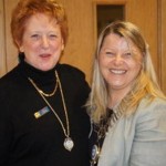 president sandy with president elect yvonne