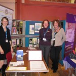 Rebecca, President Andrea and Jean at our stall at Brighton Conference