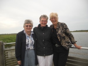 Presidents Josephine and Karen with International President Hanne