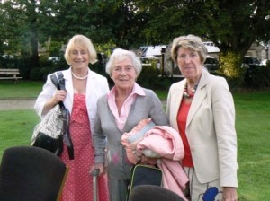 Lesley, Stella and Sylvia at Stirk House