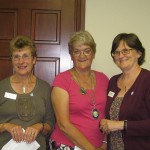 Sandy and Judith with our new member Ann