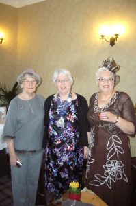 L to R Regiona; President Elect Prue, SI Easter Ross President Isabel and Regional, President Jean.