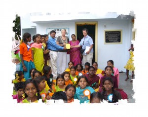 Past President Sue Wynroe visiting the Orphanage