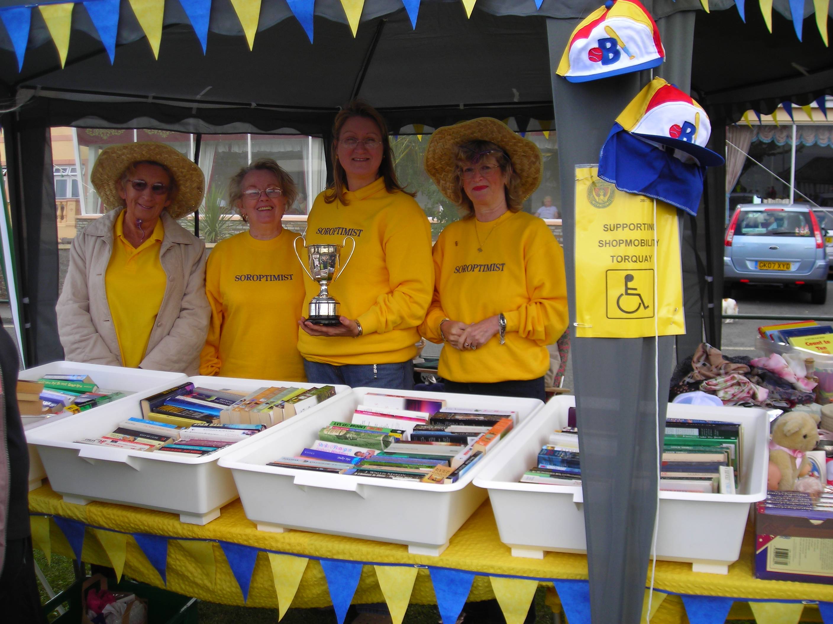 Members raising money for charity