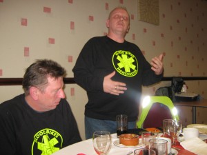 Paul and Kevin from Blood Bikers North West