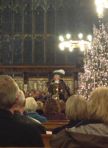 High Sheriff, Sharman Birtles welcomes everyone to the Concert