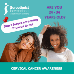 Cervical Cancer Awareness call for 24-35 years to get vaccinated.
