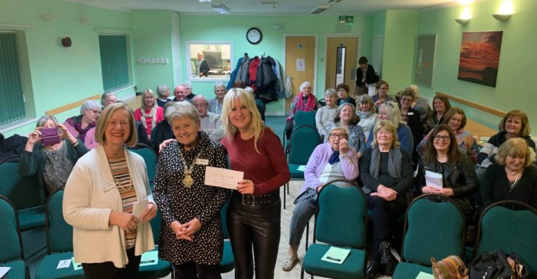 Donation presentation for Love, Hope and Strength Foundation