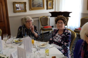 Enid and Lucille at a club luncheon