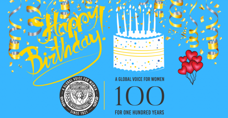 100th Anniversary banner