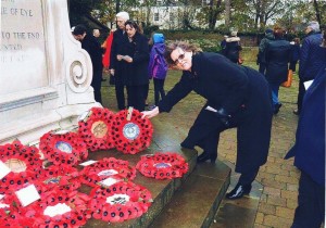 While several Club members were attending the SI Conference in Glasgow, Vice President Trish represented SI Beverley and District at the Armistice Memorial Service and laid a wreath at the town's War Memorial. 