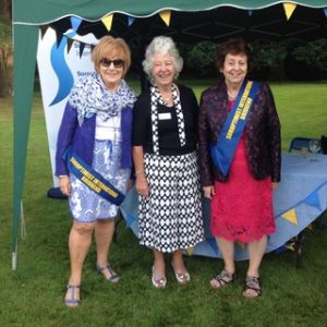 Rayner, Lily and Anne - Tombola stall stalwarts!