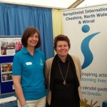 Susan Elan Jones, MP visits the tent