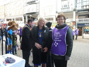 Carole with Lord Mayor and Mayoress 2