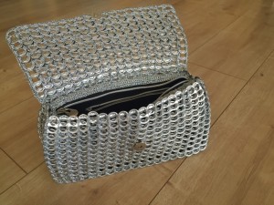 Clutch Bag made from Ring Pulls