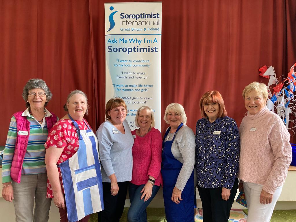 Team of Soroptimists members who worked at this event.