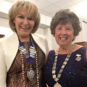 President Annette with Regional President Margaret Molyneux