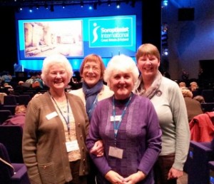 Left to Right: Club Members Jean Earle, Barbara Brown, Alma Bailey & Dorothy Thomson