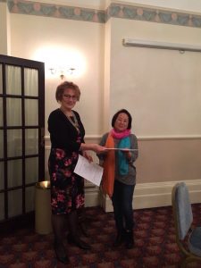 President Rosemary welcomes Anita Chunbang