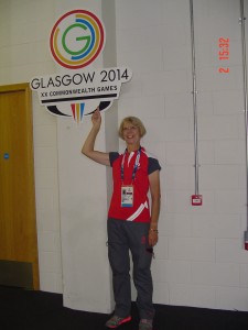 Clydesider Beth at the Commonwealth Games