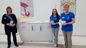 Booth at Braehead Shopping Centre for Soroptimist Membership month