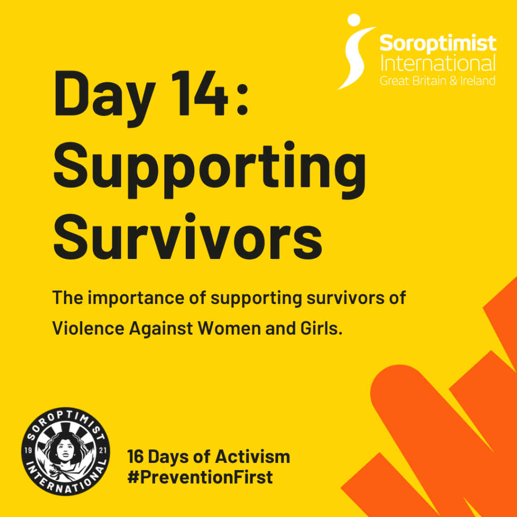 Day 14: Supporting Survivors