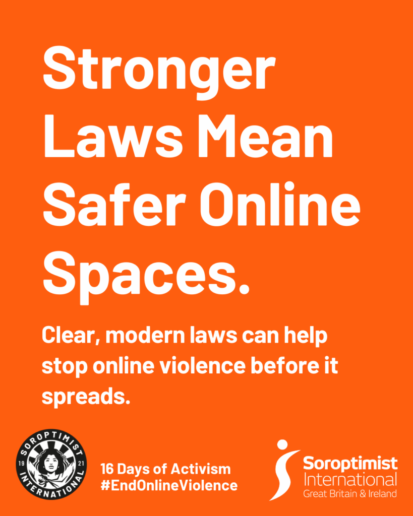 Stronger laws mean safer online spaces. We need legislation that recognises online violence as real violence, with protections that keep people safe and accountable systems for those who cause harm. Policy change creates safer communities.