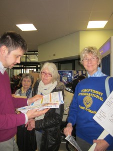 Our members sharing info about the Staying Safe Campaign