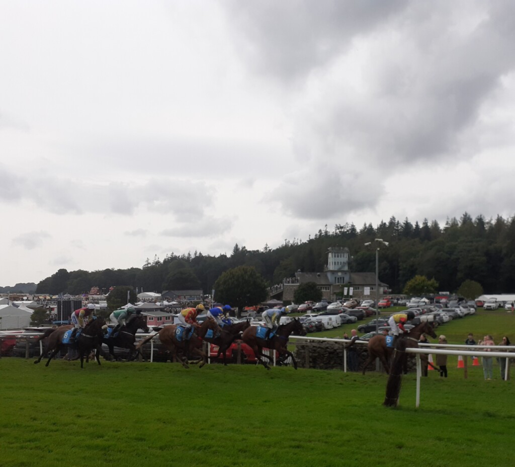 Collecting at Cartmel Races for Barrow Women's Centre July 22nd