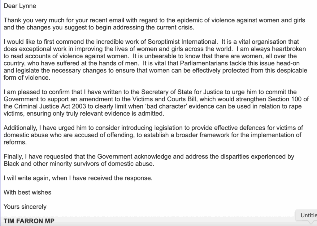 Speaking truth to power for women... works