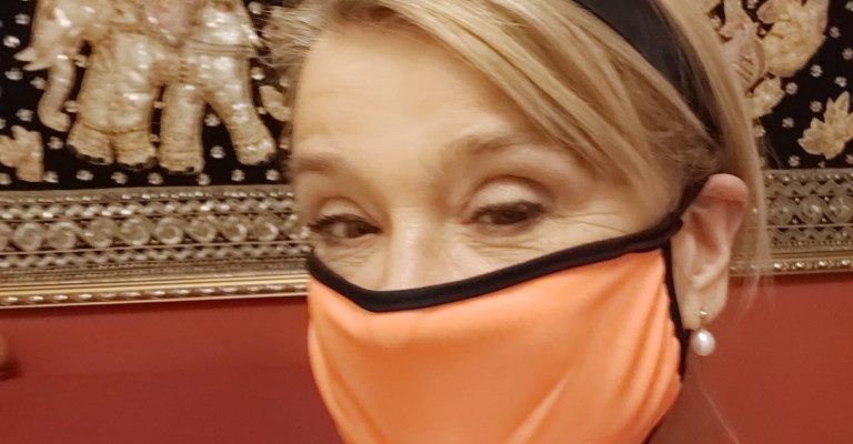 To demonstrate the orange the world campaign