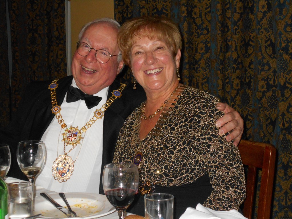President Pat Shore with The Mayor of Harrogate Cllr Nick Brown