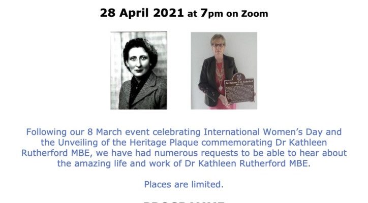 Dr Kathleen Rutherford MBE