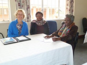 Meeting with Angela Chimwaza and Miriam Simbota at KCN