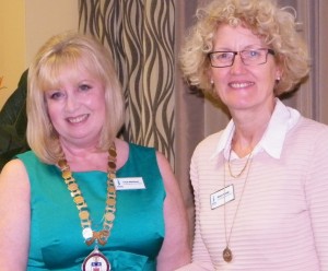 President Tricia with President Elect Sharon