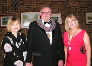 The Mayor and Mayoress of Kenilworth, Richard & Erica Davies with our President, Tricia
