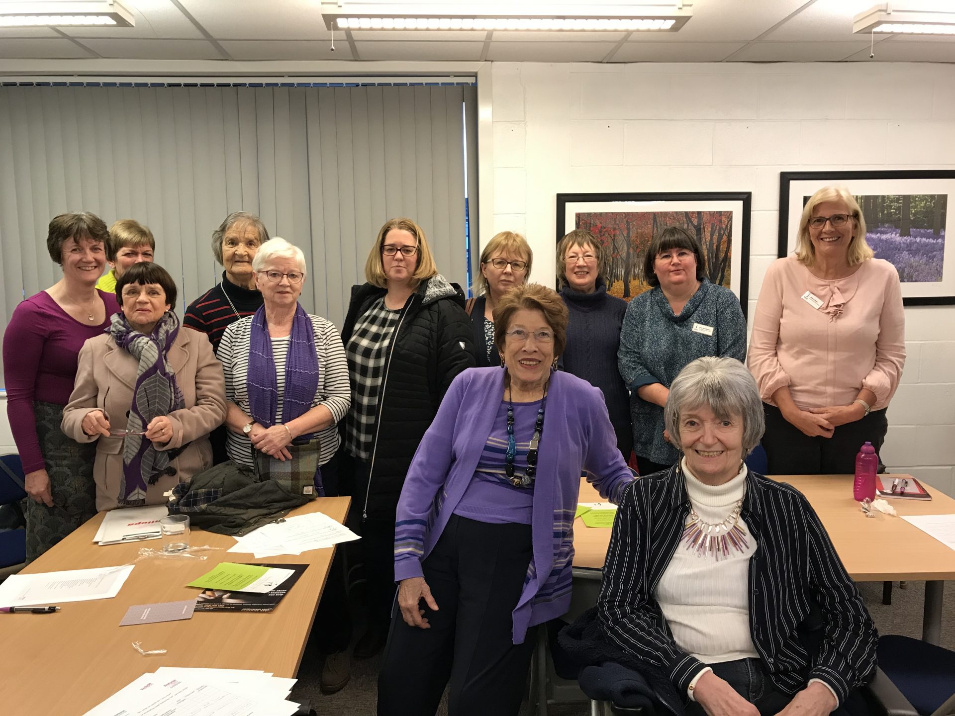 Soroptimists at a workshop about responding to a disclosure of domestic abuse