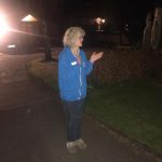 Soroptimist clapping for the NHS