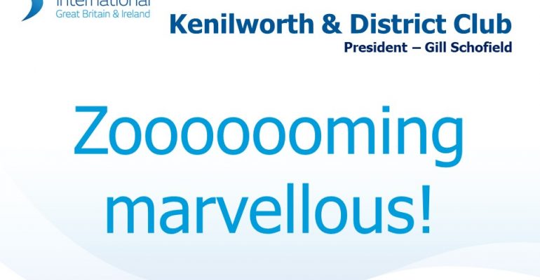 Blue text on white background for Zoom meeting