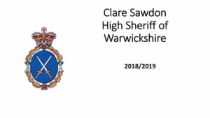 Powerpoint of High Sheriff of Warks