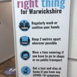 Warwickshire Covid Guidance Poster