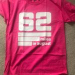 Pink T shirt with text