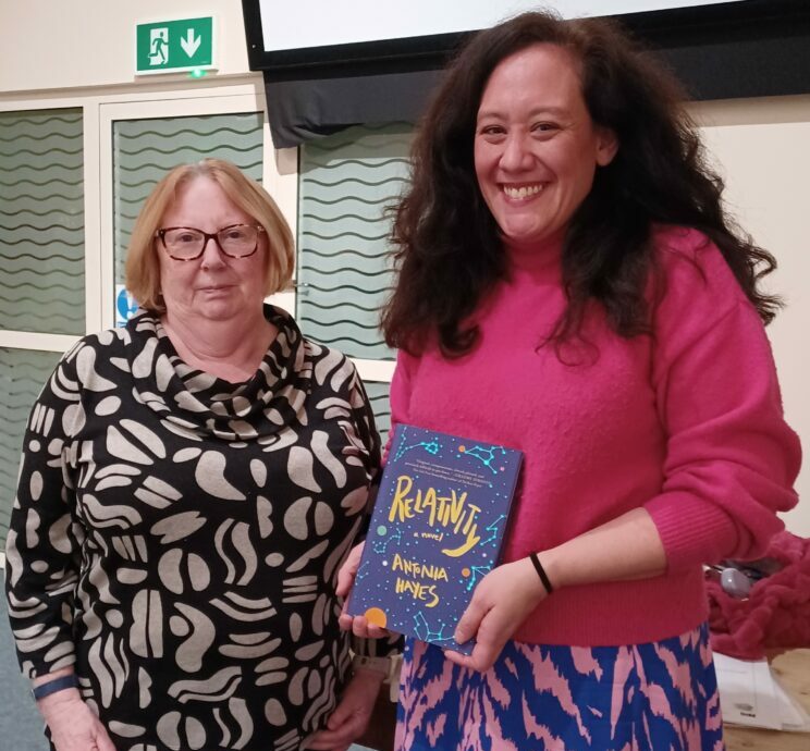 Author Antonia Hayes gave an “inspiring and entertaining” talk