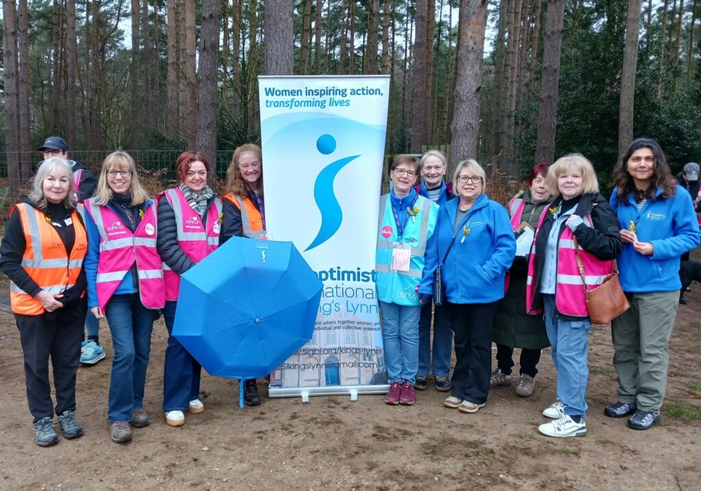 King's Lynn Soroptimist members celebrate International Women’s Day at Sandringham parkrun