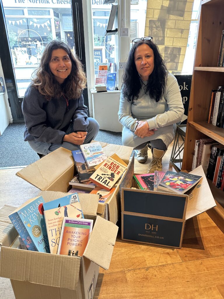 Book donation for WNDA