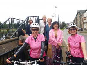 Lancaster Welcomes Garstang members cyclists