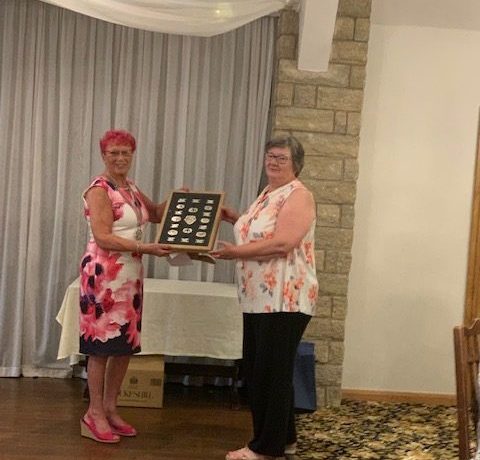 Regional President giving prize